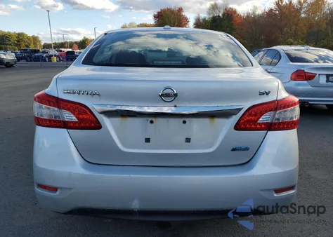 2014 Nissan Sentra S from USA, damaged, VIN 1N4AB7AP1EN850187